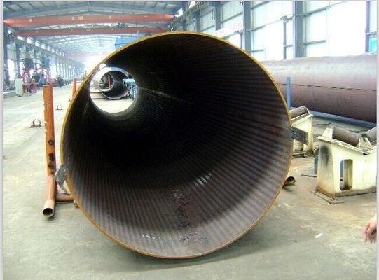 Longueur de tuyau d'acier en spirale de LSAW adaptée aux besoins du client pour empiler le projet