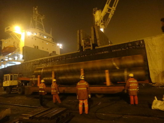 QUALITÉ  Hot Rolled SAWL SSAW Steel Pipe Length Customized For Natural Gas And Oil Pipeline usine