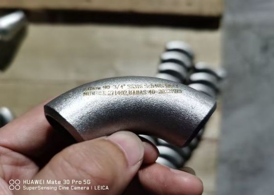 ASME B 16.9 raccords de tuyaux en acier 1/2 pouce 48 pouces à haute pression