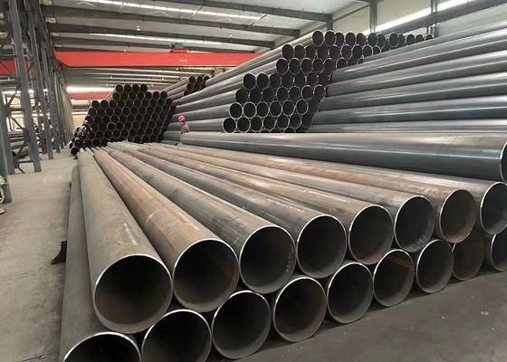 Pipe en acier au carbone avec finition de surface noire / galvanisée / vernis