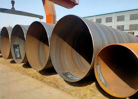 Pipe en acier SSAW avec une plage de 0,068 à 52 pouces et un diamètre extérieur de 219,1 mm à 2540 mm