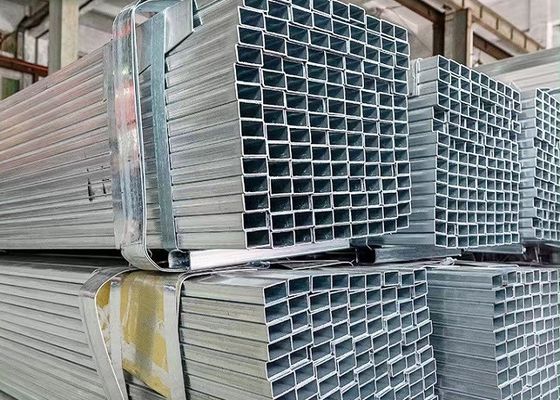 Tubes creux de précision certifiés en acier galvanisé revêtu de différentes dimensions