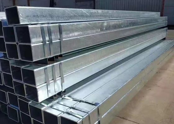 Section creuse en acier galvanisé ASTM JIS GB Standard 1-12m Longueur 5-400mm Diamètre intérieur Profiles creux