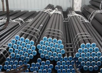 Épaisseur de paroi personnalisée Tube en acier pour échangeur de chaleur peint en noir Certificat EN industriel