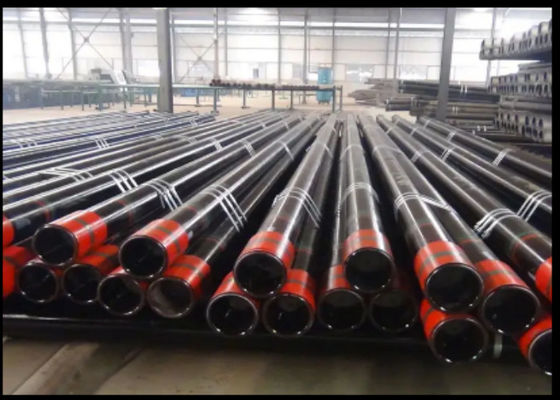 2.11-300 mm PT NDT Tuyaux de boîtier d'acier inspectés avec des extrémités filetées mâles et femelles
