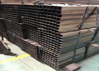 Pipe carrée galvanisée 25x25x1.2 mm 40x40 mm 50x50x2.5 mm Pipe à section creuse