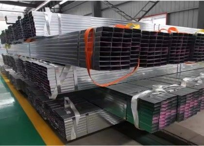 Structure tuyaux en acier sections creuses en acier longueur 6m composants solaires