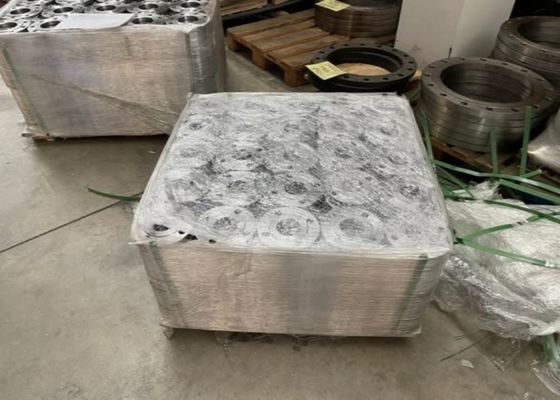 Flanche en tôle d'acier standard GOST avec surface protégée contre la rouille par l'huile