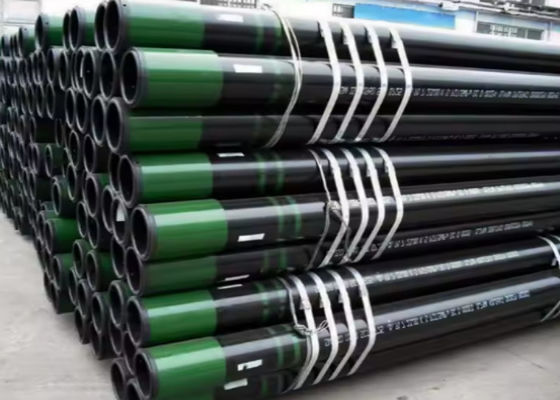 Matériau du tuyau de base API5CT N80 L80 P110 FBE enduit de tuyau en acier pour NDT HT personnalisé