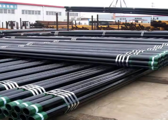 Matériau du tuyau de base API5CT N80 L80 P110 FBE enduit de tuyau en acier pour NDT HT personnalisé