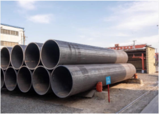 Pipe d'acier en acier enduit en 3PE anti-corrosion avec finition de surface peinte