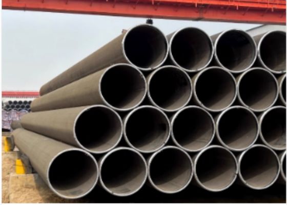 Pipe en acier LSAW de grand diamètre durable pour les projets structurels et offshore