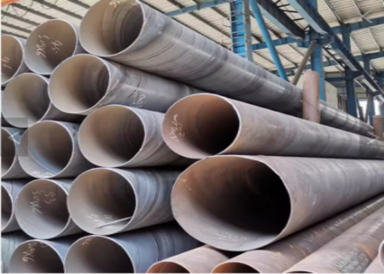 Pipe en acier SSAW pour le transport et la construction de liquides à basse pression