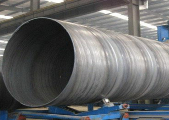 JIS Standard SSAW tuyau en acier 5 mm-25,4 mm épaisseur de paroi pour le pétrole et la construction