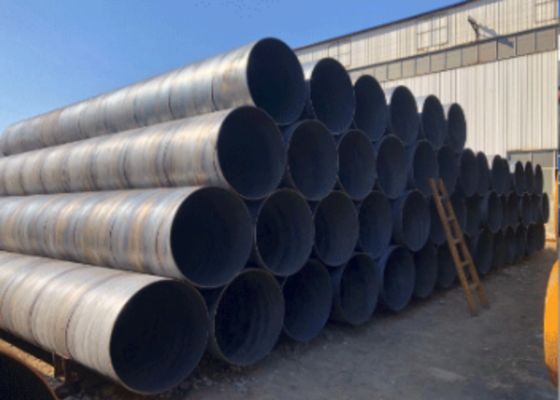 Pipe en acier SSAW 5 mm-25,4 mm Épaisseur de paroi pour la construction et la livraison de liquide