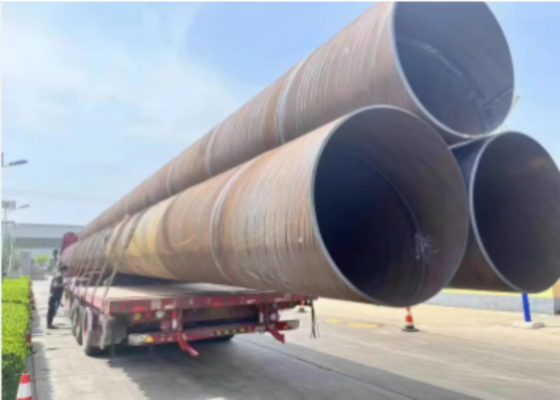 Pièces en acier au carbone SSAW 6M 12M destinées à la construction et à la livraison de pétrole