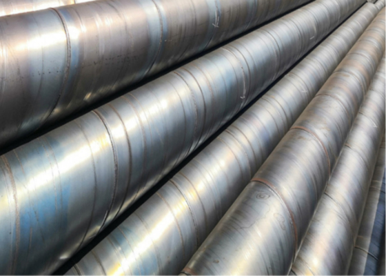 Pipe en acier SSAW pour la construction Q235 Q345 6-12M Longueur ± 1% Tolérance