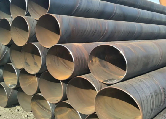 Tuyau en acier SSAW pour la construction de ponts, épaisseur de paroi 5mm-25.4mm