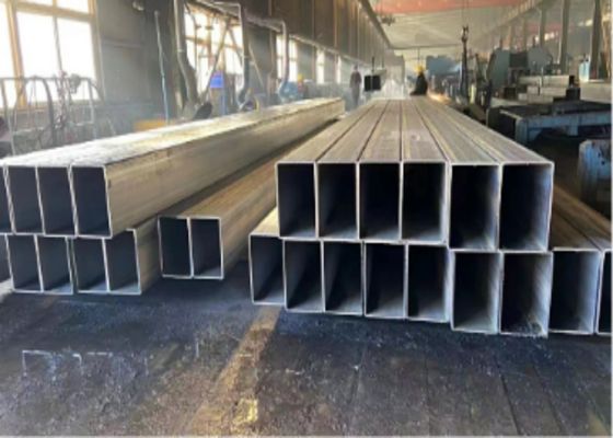 S235JR section creuse en acier de 15 à 1000 mm OD noir rectangulaire