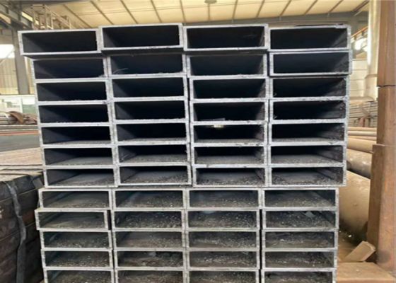 S235JR section creuse en acier de 15 à 1000 mm OD noir rectangulaire