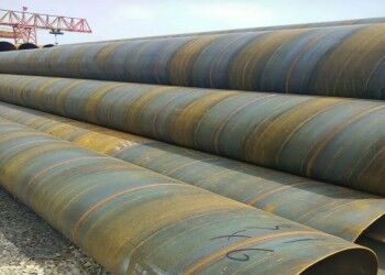 Tolérance de ± 5% pour les tuyaux en acier SSAW d'une épaisseur de paroi de 5 mm à 25,4 mm destinés au transport de fluides dans les systèmes de tuyauterie