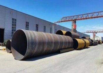 Pipe en acier SSAW de diamètre extérieur de 2540 mm d'épaisseur de paroi de 5 à 25,4 mm pour les réseaux de pipelines de raffineries de pétrole