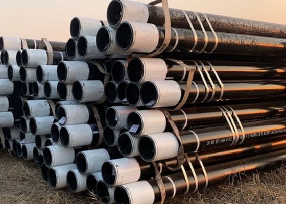 Tubes de boîtier en acier au carbone avec extrémités filetées mâles/femelles et épaisseur de 2,11 mm à 300 mm pour les normes API5CT N80 L80 P110