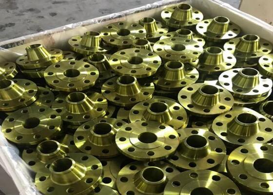 Flange en acier de couleur jaune de classe 300 pour applications industrielles à haute pression
