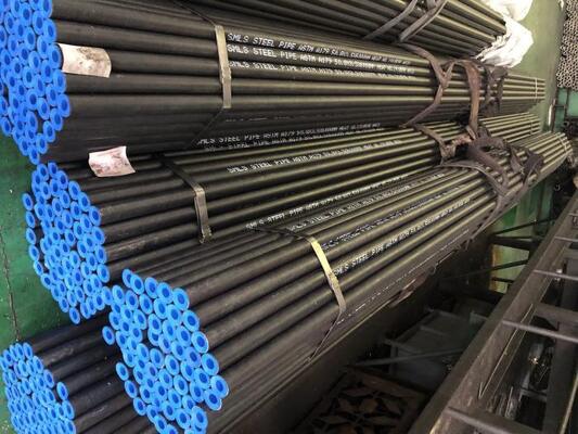 Pipe d'acier sans soudure à extrémités bissules, de qualité X10CrMoVNb9-1 et d'une longueur allant jusqu'à 12 mètres pour les applications industrielles