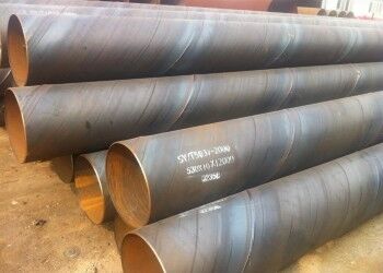 Pipe en acier SSAW standard GB avec une épaisseur de paroi de 5 à 25,4 mm et un diamètre extérieur de 219,1 à 2540 mm pour la construction et la fabrication