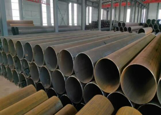 Pipe en acier LSAW avec un diamètre extérieur de 355,6 mm à 2320 mm et une épaisseur de paroi de 5 mm à 50 mm pour la construction de piles de tuyaux